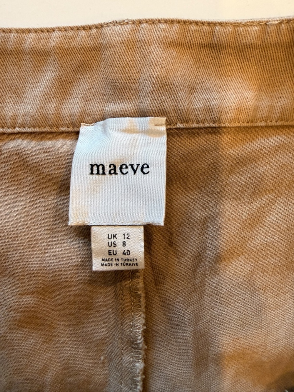 Anthropologie Maeve striped pleated pants - Picture 4 of 5